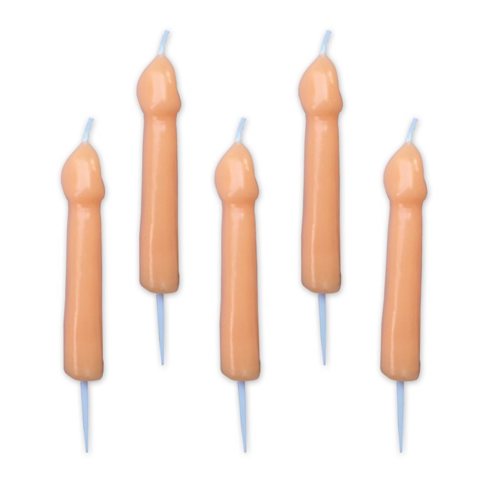 Candle Sexy Boy Beige (5pc)